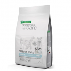 Nature's Protection Grain Free Adult White Cat  - беззерновой корм для взрослых кошек с белой шерстью, для контроля веса, c сельдью