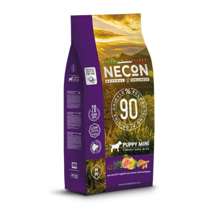 Necon Natural Wellness Puppy Mini Turkey and Rice - сухой корм для щенков мелких пород, индейка с рисом