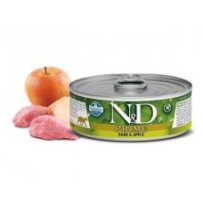 Farmina N&D Grain Free Prime Boar & Apple - влажный корм для взрослых кошек (кабан, яблоко), 80 г