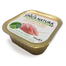 Unica Natura Solo Pate - паштет для взрослых собак мелких пород, с курицей, 150 гр