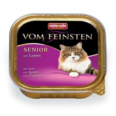 Vom Feinsten - Консервы с ягненком для кошек старше 7 лет, 100 гр. (арт. 833247)