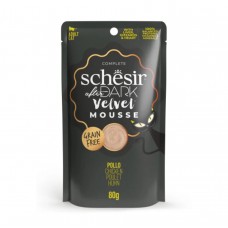 Schesir After Dark Velvet Mousse Chicken - мусс для взрослых кошек, курица, 80г (арт. 132109)