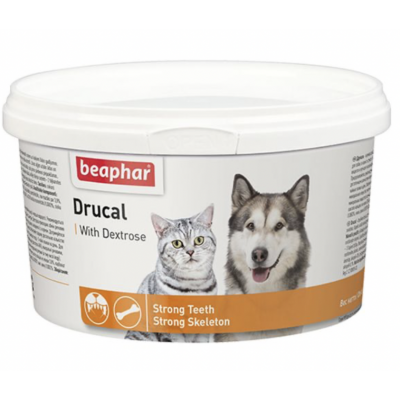 Beaphar DruCal - Витаминно-минеральная добавка для кошек (при болезнях суставов, хрупкости костей) 250 г (арт. DAI12471)