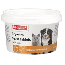 Beaphar Brewers yeast Tabs - Пивные дрожжи с чесноком для собак, 250 табл. (арт. DAI12664) 