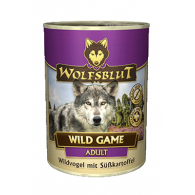 Wolfsblut Wild Game Adult - консервы для взрослых собак всех пород c дикой уткой и куропаткой "Дикая игра" 395 гр.