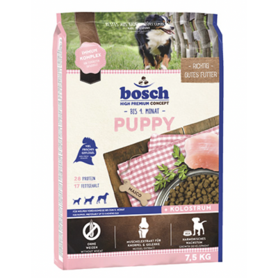 Bosch Puppy - корм для щенков всех пород с 3-ей недели жизни, с птицей