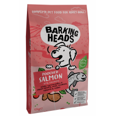 BARKING HEADS POOCHED SALMON 22/15 - беззерновой корм для собак с лососем и картофелем "Мисочку оближешь" 