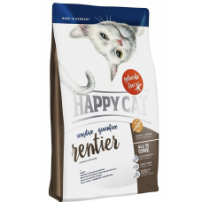HAPPY CAT SENSITIVE "ОЛЕНИНА" - корм для кошек без злаков на основе оленины и картофеля