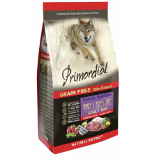 Primordial Grain Free Adult Mini Sardine & Goose - беззерновой корм для взрослых собак мелких пород с сардиной и гусём (сардина - 35%, гусь - 25%)