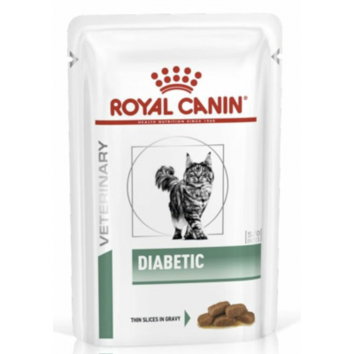 Royal Canin Diabetic Feline - влажная диета для кошек при сахарном диабете.