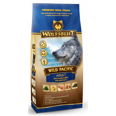 Wolfsblut Wild Pacific (Дикий океан) 30/17 - корм для взрослых собак, с океанской рыбой