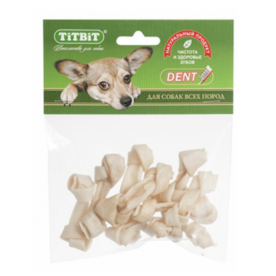TitBit Кость узловая мини для собак - мягкая упаковка, 28 г. (арт. 001943)