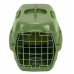  Redplastic Переноска для собак "Спутник-2" с метал. дверцей + наплечный ремень +миска (до 12 кг) 49*33*32 см (арт. 4094) цвет: оливковый