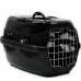 Переноска для собак и кошек "Спутник-2" с метал. дверцей + наплечный ремень +миска (до 12 кг) 49*33*32 см (арт. 4094) цвет черный