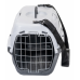 Переноска для собак и кошек "Спутник-2" с метал. дверцей + наплечный ремень +миска (до 12 кг) 49*33*32 см (арт. 4094) цвет серый