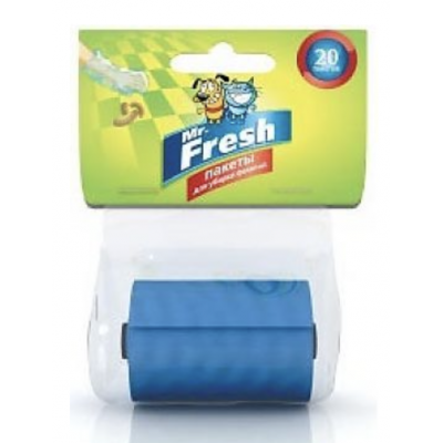 Mr.Fresh Пакеты для уборки фекалий (рулон на 20 пакетов)
