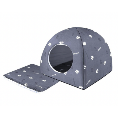 Домик мягкий со съёмной подушкой "ЮРТА"для собак, 42х42х41 см. (арт. 9632) "Дарэлл"