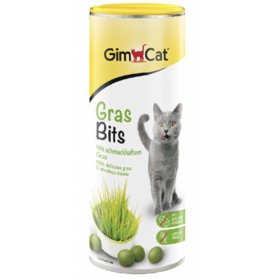 GimCat Витаминизированное лакомство "GRASBITS" с травой 425 г. (арт.427010)