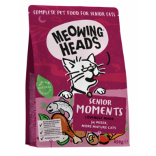 Meowing Heads Senior Moments MSR 39/14 - для кошек старше 7 лет с лососем и яйцом "Мудрые года"
