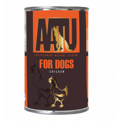 AATU беззерновые консервы для взрослых собак с курицей, CHICKEN, 400 г