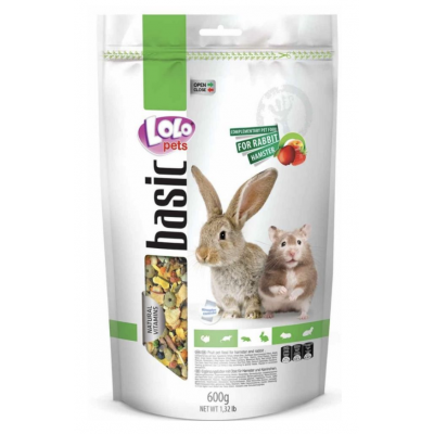 Корм для хомяков и кроликов фруктовый LOLO Pets , 600 г (арт. LO 70105)