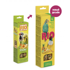 RIO Sticks Для волнистых попугаев и экзотов (Тропические фрукты)