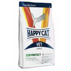 Happy Cat VET Diet Skin Protect - сухой лечебный корм для кошек с заболеваниями кожи, с олениной, лососем и рисом