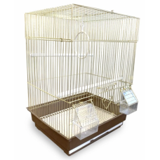 Клетка для птиц золотая, 35*28*46 см (арт. TYZ A405G)