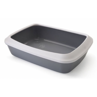 Savic Туалет-лоток для кошек Iriz серый, 50*37*14 см. (арт. ВЕТ 400500) 
