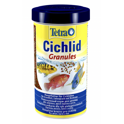 Tetra Cichlid Granules Основной корм в виде гранул для всех видов цихловых и других крупных декоративных рыб (арт. 146594/708885)