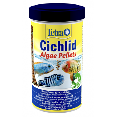 Tetra Cichlid Algae Pellets Полноценный корм в виде гранул для всех видов цихлид, 500 мл (арт. 710843/197466) 
