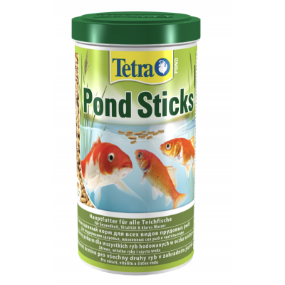 Tetra Pond Sticks Полноценный корм для ежедневного кормления любых видов прудовых рыб (палочки)