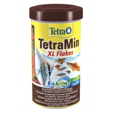 TetraMin XL Flakes Основной корм в виде крупных хлопьев для долгой и здоровой жизни всех видов тропических рыб