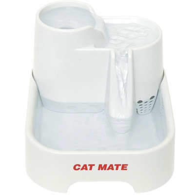 Beeztees Поилка-фонтан Cat Mate Fountain, с угольным фильтром, 2 л (арт. 410595)