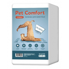 Pet Comfort впитывающие гелевые пеленки для собак, разные размеры, 50 шт 