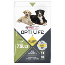 OPTI LIFE ADULT MAXI - сухой корм для взрослых собак крупных пород, курица и рис