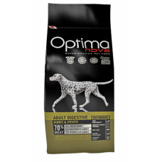 OptimaNova Grain Free Adult Digestive Rabbit & Potato - сухой корм для взрослых собак любых пород с проблемами пищеварения с 10 месяцев
