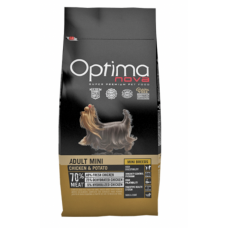 OptimaNova Adult Mini Chicken & Potato - сухой корм для взрослых собак мелких пород с чувствительным пищеварением, с курицей и картофелем