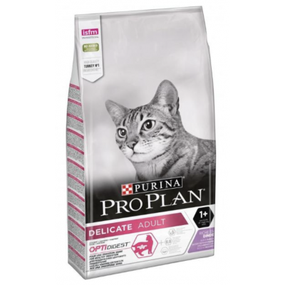 Pro Plan OptiDigest Delicate Adult - корм для взрослых кошек с чувствительным пищеварением, с индейкой