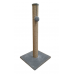 Когтеточка-столбик из меха и джута (выс. 90 см, шир. 42 см) Cat House (арт. CH9)