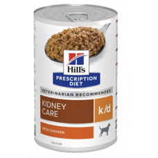 Hill's Prescription Diet k/d Kidney Care - влажный корм для собак при лечении заболеваний почек, с курицей и добавлением овощей 370 г