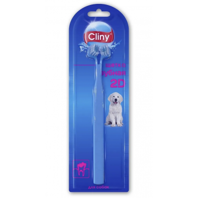 Cliny Зубная щётка 2D для собак (К117)