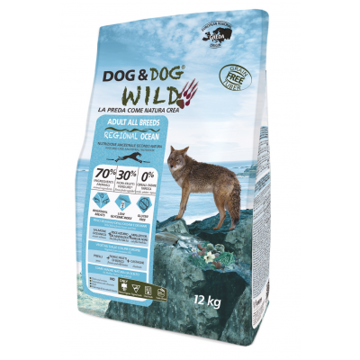 Dog&Dog Wild Regional Ocean - сухой корм для взрослых собак всех пород, с океанической рыбой и лососем