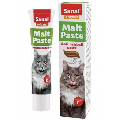 Sanal Malt Paste Hairball - мальтпаста для вывода комочков шерсти у кошек (арт ВЕТ SV6020, SV6010)