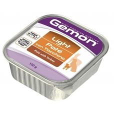 Gemon Dog Light Pate Turkey - паштет для взрослых собак с избыточным весом, с индейкой 150 гр