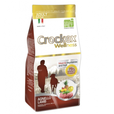 Crockex Wellness Adult Mini Lamb & Rice - сухой корм для взрослых собак мелких пород, с ягненком и рисом