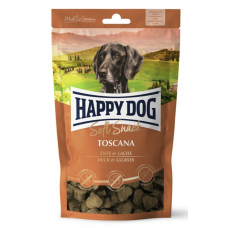 Happy Dog Soft Snack Toscana - беззерновые мягкие лакомства для собак всех пород , с уткой и лососем (60687)