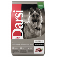 Darsi Adult -  полноценный сухой корм с мясом, для взрослых собак крупных пород