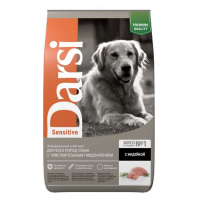 Darsi Sensitive - корм для собак всех пород с чувствительным пищеварением, индейка