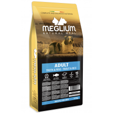 Meglium Dog Adult Sensible Fish & Rice 24/9 - сухой корм для взрослых собак всех пород с чувствительным пищеварением, с рыбой и рисом